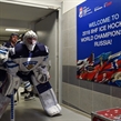 ST. PETERSBURG, RUSSIA - MAY 6: Finland's Mikko Koskinen #19 waits to take to the ice during preliminary round action at the 2016 IIHF Ice Hockey Championship. (Photo by Minas Panagiotakis/HHOF-IIHF Images)